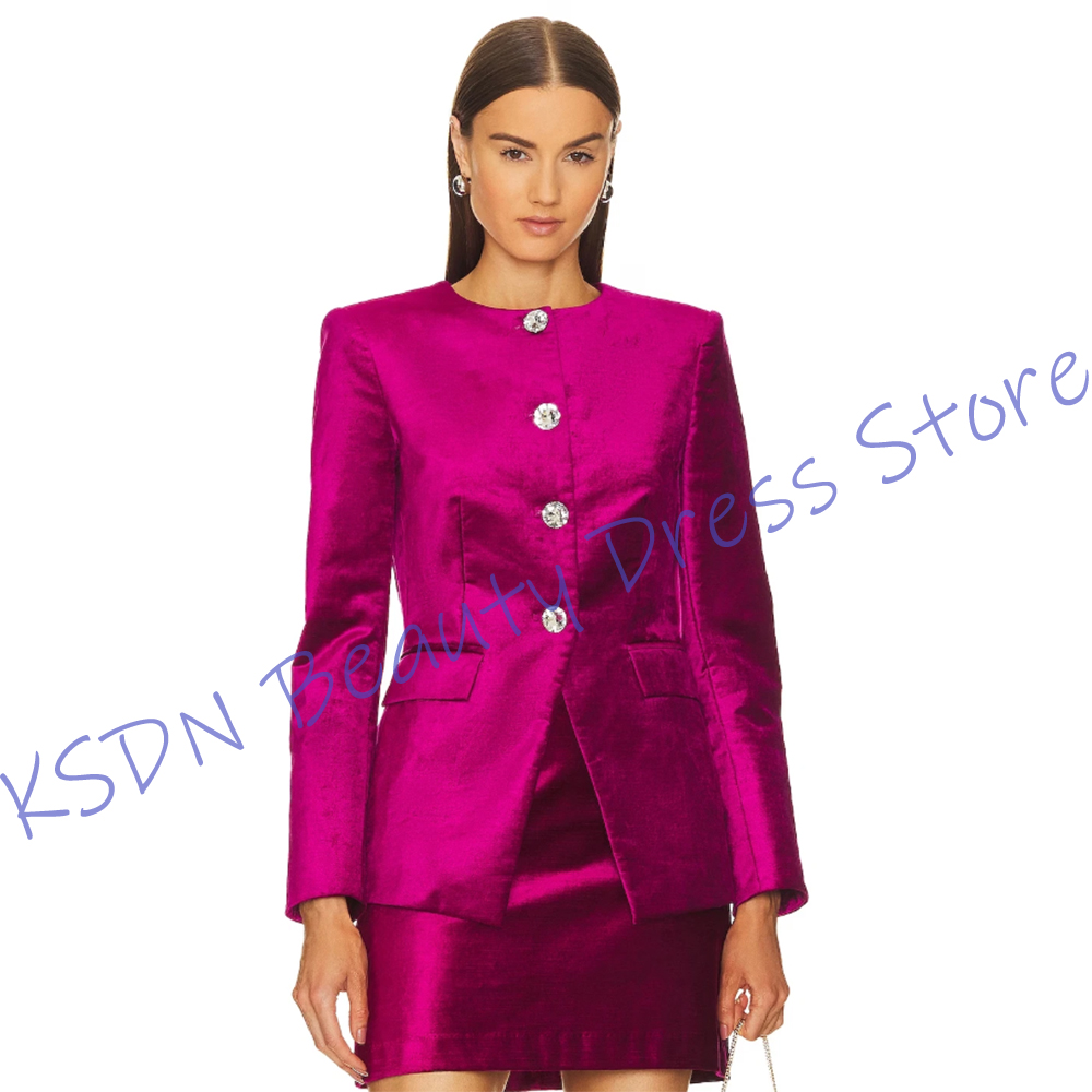Women Formal Wear With Skirt - Conjunto de Dos Piezas (Chaqueta +