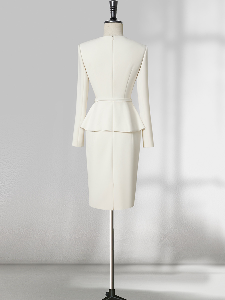 Falda Cruzada de Cintura Alta  - Wrap Dress Work reseña y precio