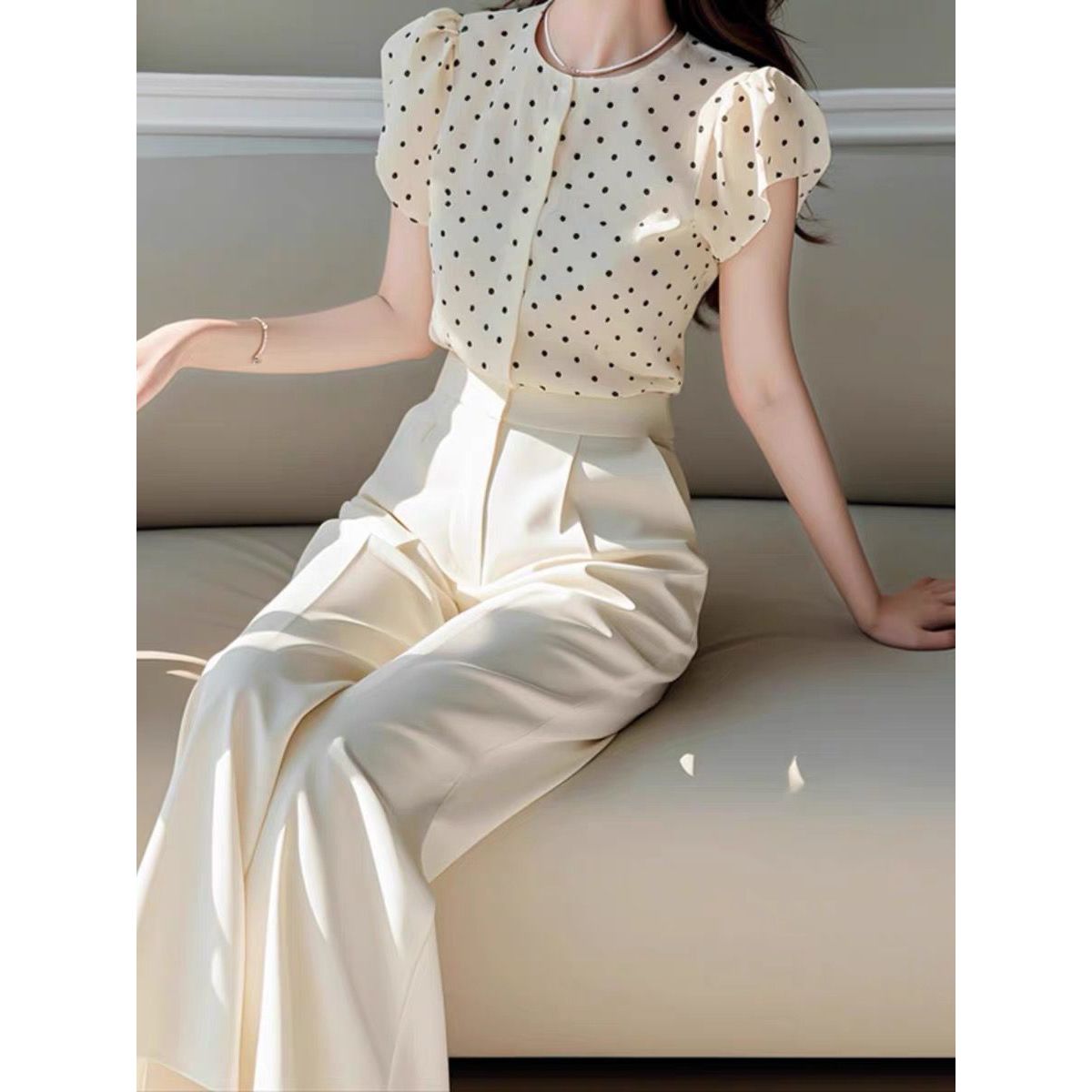 Nuevo conjunto elegante de dos - Women Formal Wear Tops reseña y precio
