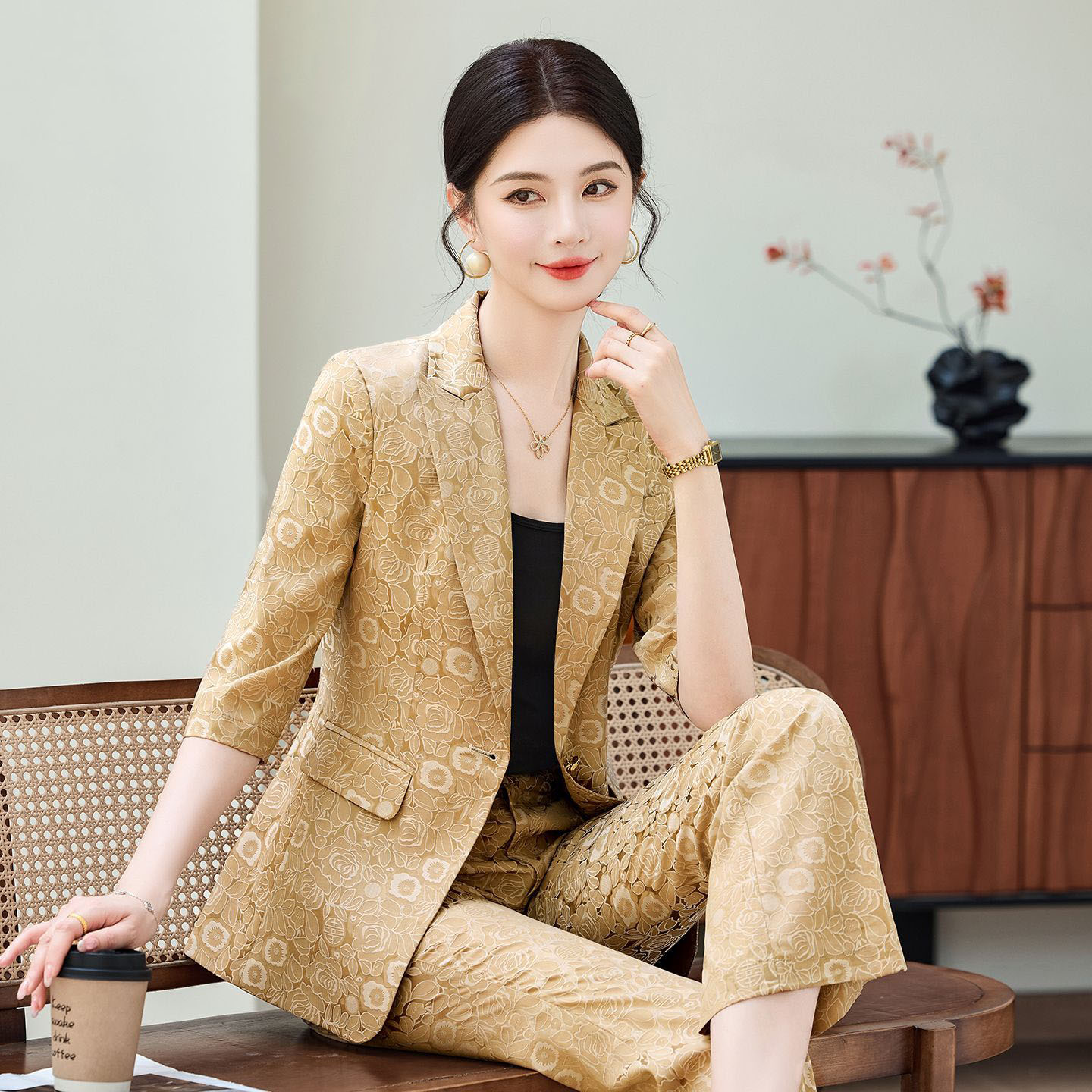 Traje Profesional de Media Man - Women Formal Wear Blazers reseña y precio