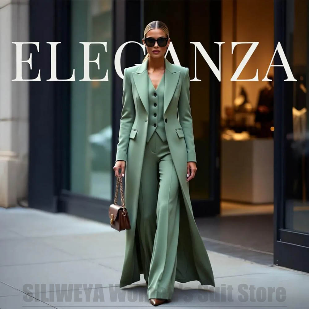 Elegante Conjunto de Traje de  - Women Formal Wear Blazers reseña y precio