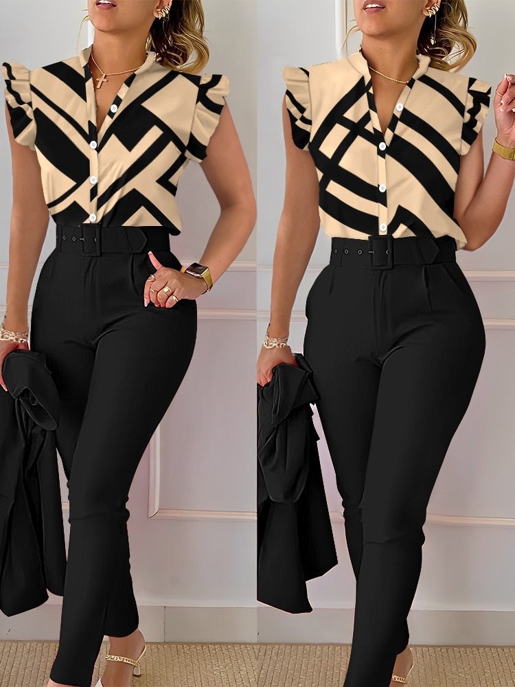 Conjuntos de dos piezas ajusta - Women Formal Wear Tops reseña y precio