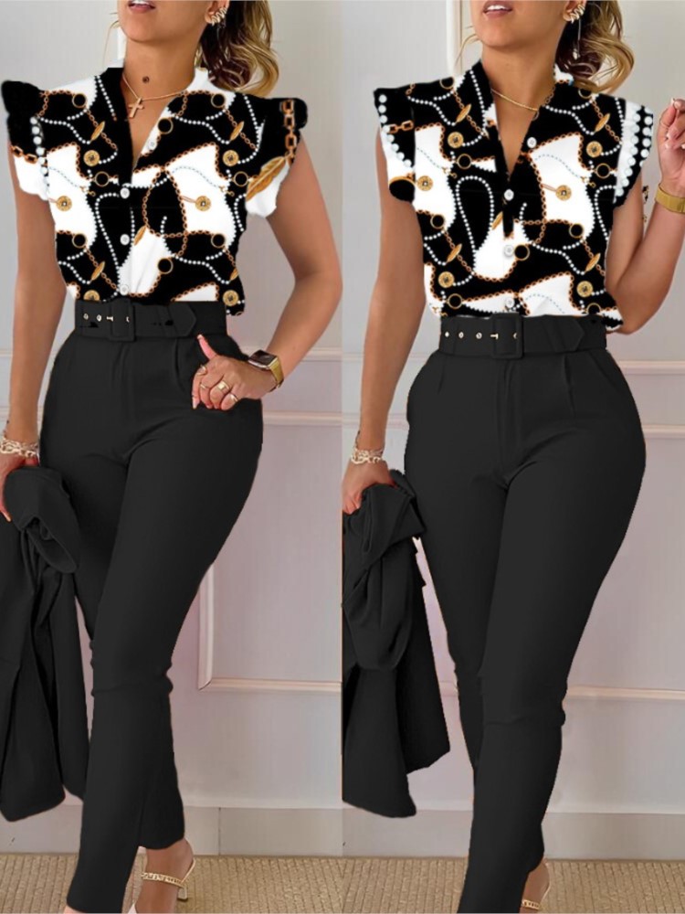 Conjuntos de dos piezas ajusta - Women Formal Wear Tops reseña y precio