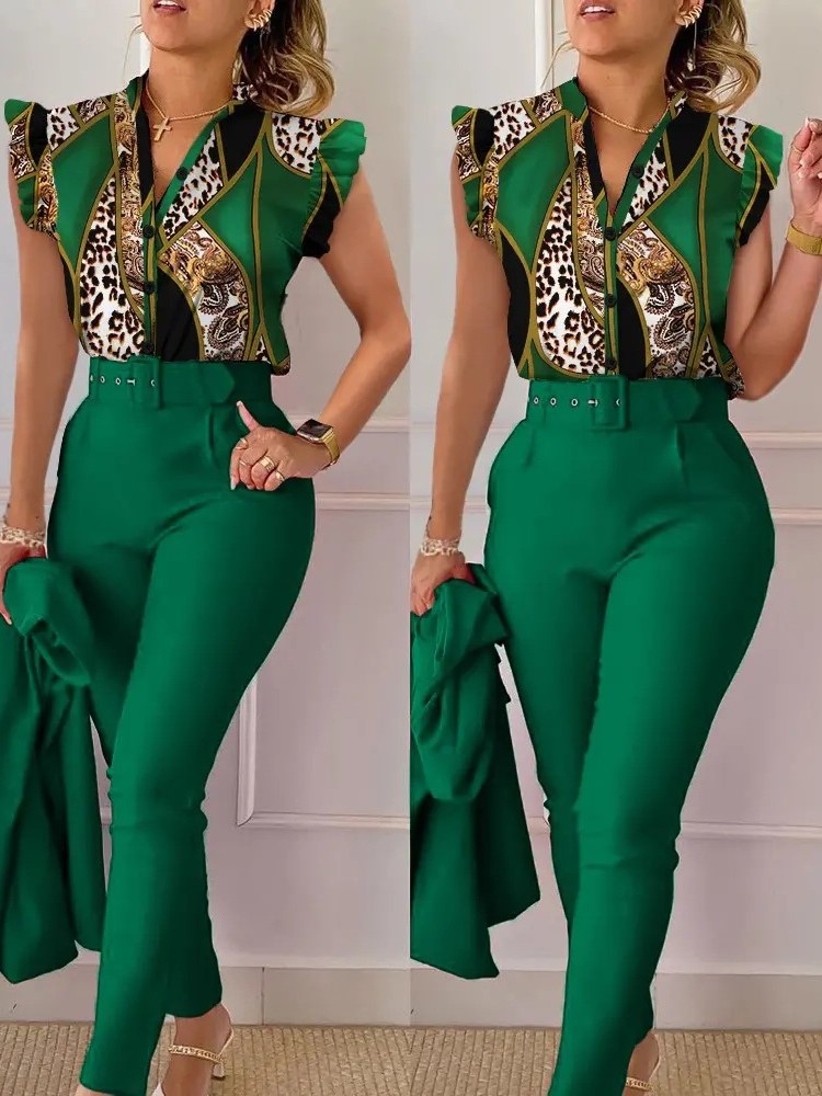 Conjuntos de dos piezas ajusta - Women Formal Wear Tops reseña y precio