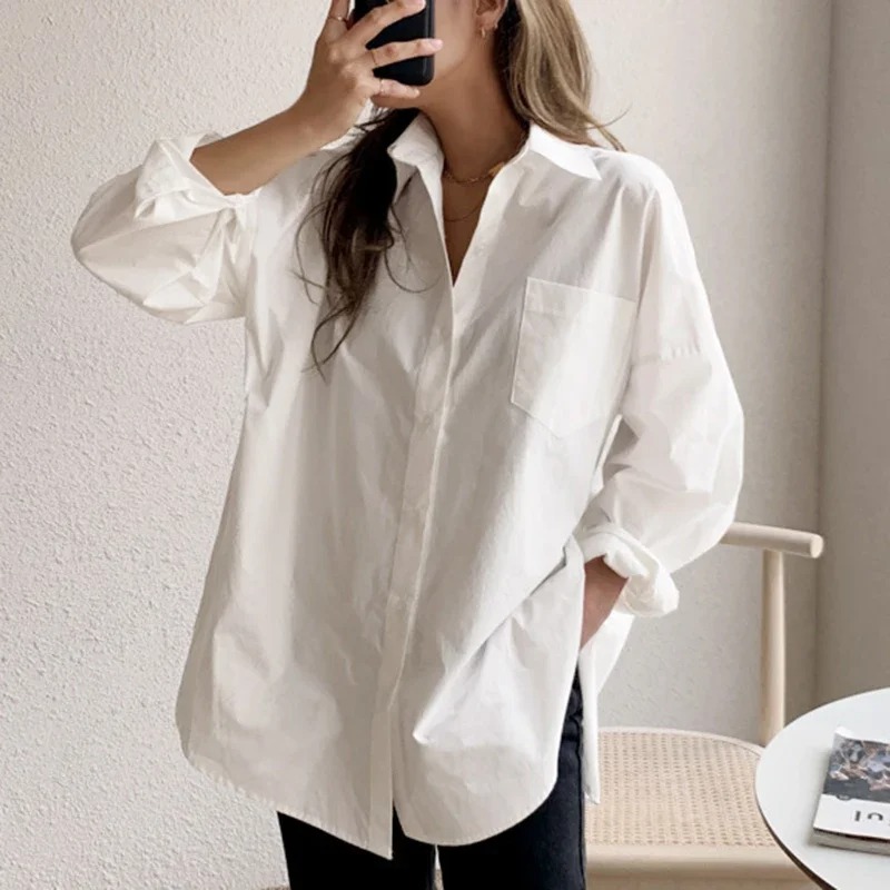 2026 moda nueva camisa de mang - Women Formal Wear Tops reseña y precio
