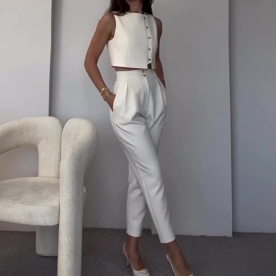 Conjuntos de dos piezas de cha - Women Formal Wear Tops reseña y precio