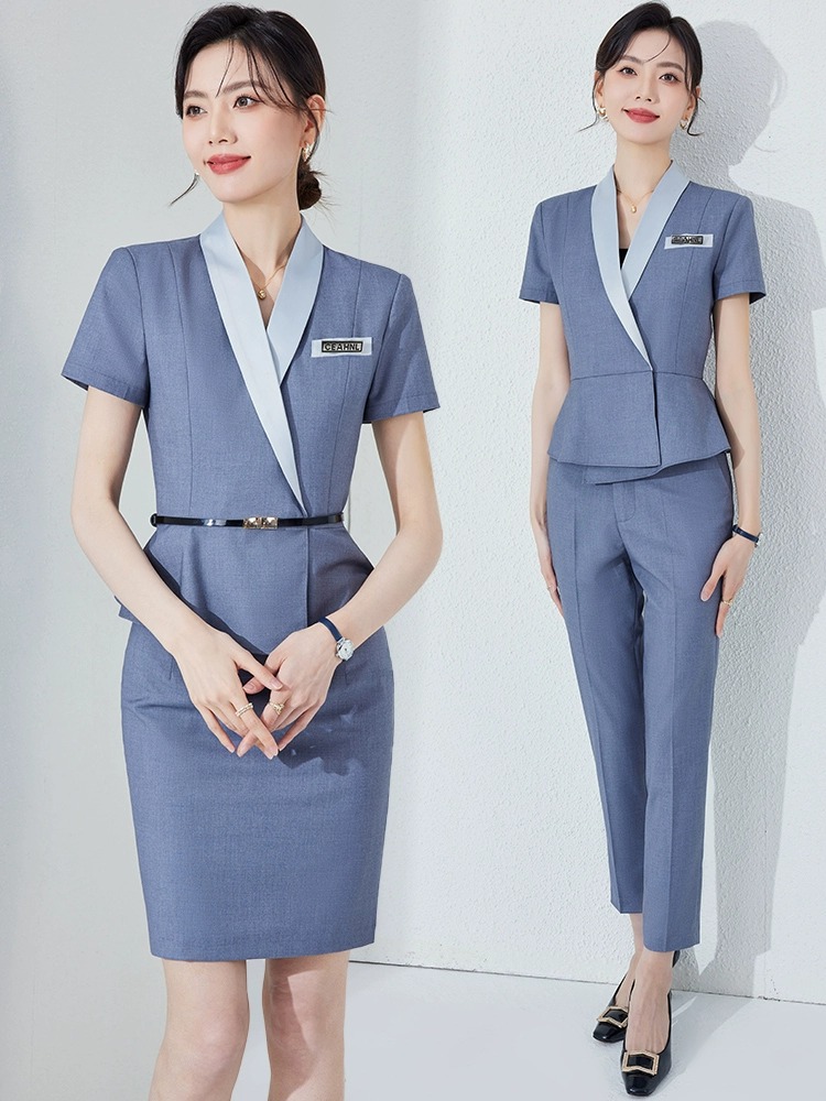 Conjunto de Traje Delgado de V - Women Formal Wear Shop reseña y precio