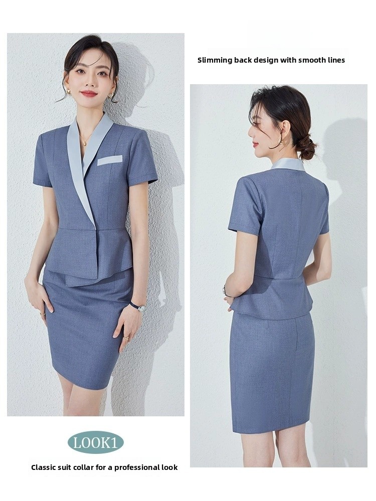 Conjunto de Traje Delgado de V - Women Formal Wear Shop reseña y precio