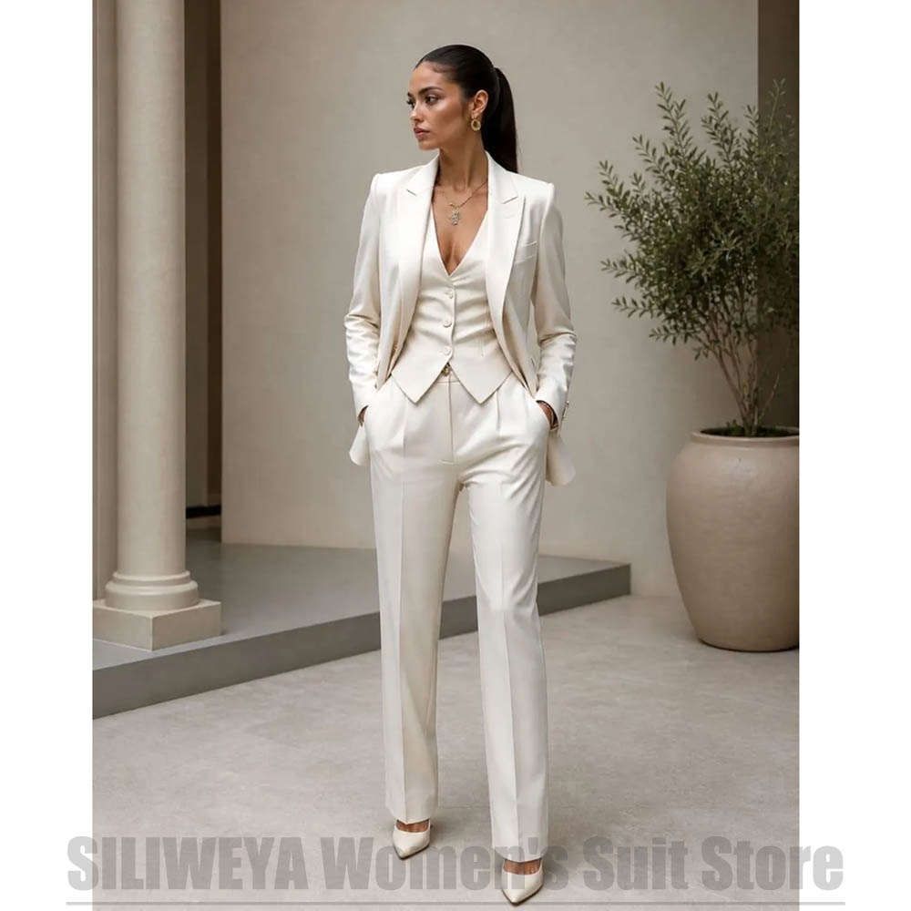Conjunto de traje de 3 piezas  - Women Formal Wear Blazers reseña y precio